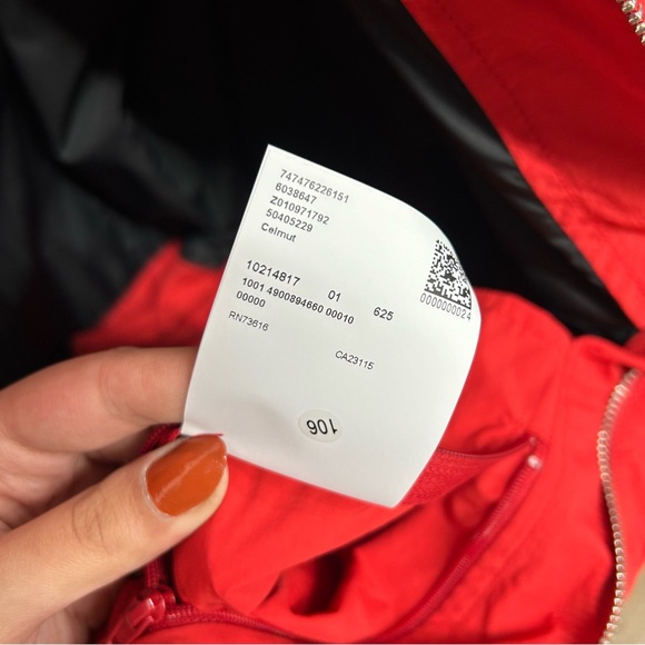 Red Safari/Field Waterproof Hooded Jacket - BOSS (by Hugo Boss) - Picture 13 of 16